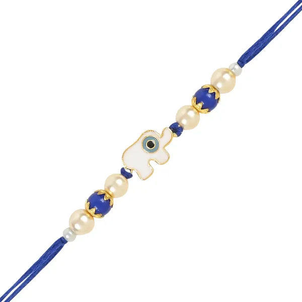 Elephant_Shape_Enamel_Bhaiya_Bhabhi_Lumba_Bracelet_&_Rakhi_With_Roli_Chawal_&_Card