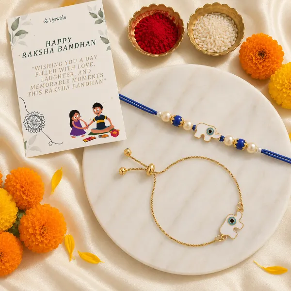 Elephant_Shape_Enamel_Bhaiya_Bhabhi_Lumba_Bracelet_&_Rakhi_With_Roli_Chawal_&_Card