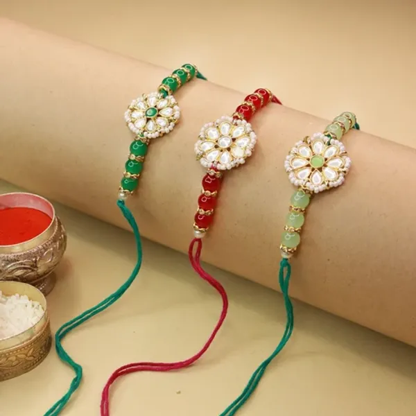 Designer_Pearl_Beads_Studded_Rakhi_Bracelet_for_Brother/_Bhaiya