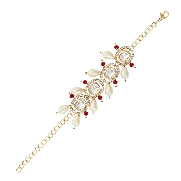 Elegant_Bhaiya_Bhabhi_Red_Lumba_Pearl_&_Rakhi_With_Roli_Chawal_&Card