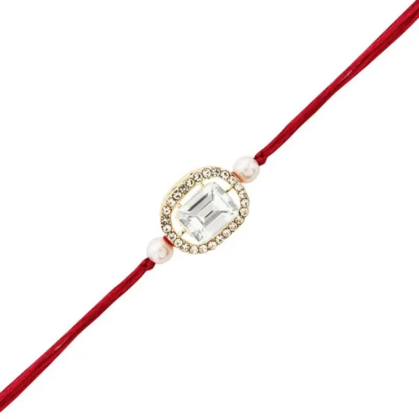 Elegant_Bhaiya_Bhabhi_Red_Lumba_Pearl_&_Rakhi_With_Roli_Chawal_&Card