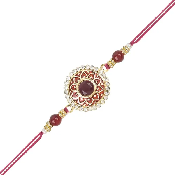 Colourful_Beads_And_Meenakari_Rakhi_with_Roli_Chawal_&_Card_(Pack_of_2)
