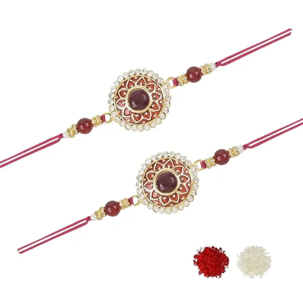 Colourful_Beads_And_Meenakari_Rakhi_with_Roli_Chawal_&_Card_(Pack_of_2)