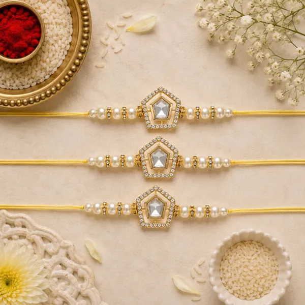 Dazzling_Pearl_Kundan_Stone_Rakhi_with_Roli_Chawal_&_Card_(Pack_of_3)