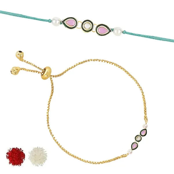Designer_Bhaiya_Bhabhi_Hanging_Lumba_&_Rakhi_Combo_Set