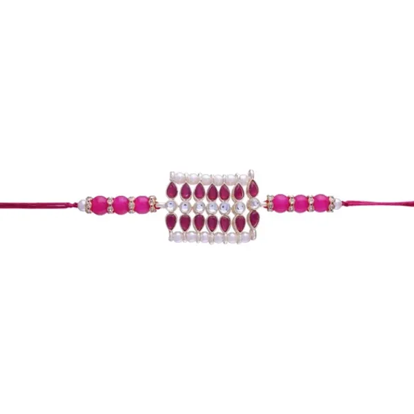 Designer_Pearl_Beads_Studded_Rakhi_Bracelet_for_Brother/_Bhaiya