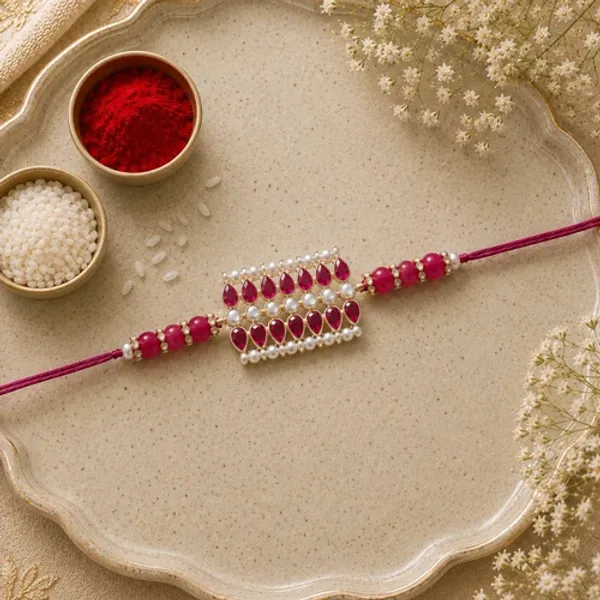 Designer_Pearl_Beads_Studded_Rakhi_Bracelet_for_Brother/_Bhaiya