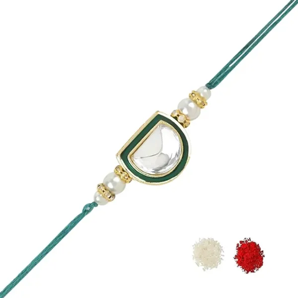 Dazzling_Pearl_Kundan_Stone_Rakhi_with_Roli_Chawal_&_Card
