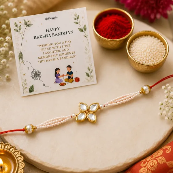Beautiful_Kundan_&_Pearl_Rakhi_with_Roli_Chawal_&_Card