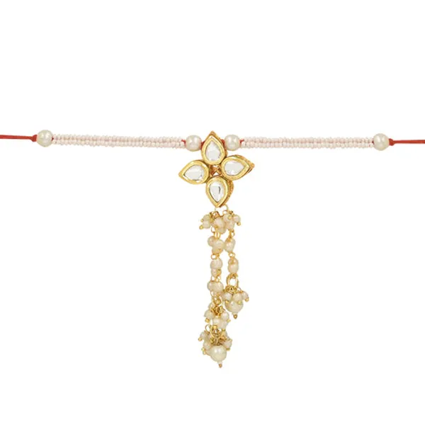 Elegant_Bhaiya_Bhabhi_Lumba_&_Pearl_Rakhi_With_Roli_Chawal_&_Card