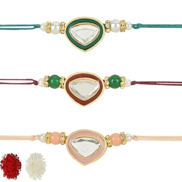 Dazzling_Pearl_Kundan_Stone_Rakhi_with_Roli_Chawal_&_Card_(Pack_of_3)