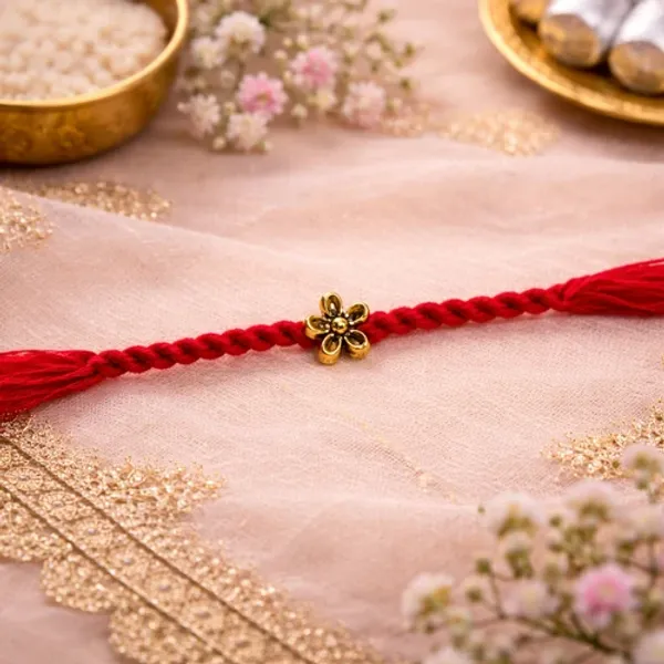 Floral_Design_Rakhi_with_Roli_Chawal_&_Rakshabandhan_Card