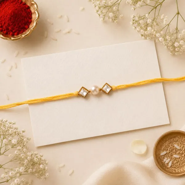 Gold_Plated_Pearl_Stone_Beaded_Rakhi_Bracelet_for_Brother/Men