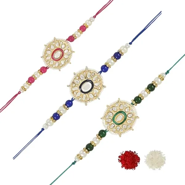 Beautiful_Kundan_&_Pearl_Beads_Rakhi_with_Roli_Chawal_&_Card_(Pack_of_3)