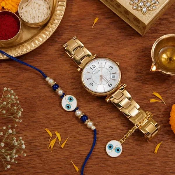 Round_Shape_Evil_Eye_Rakhi_&_Watch_Charm_Lumba_(Watch_Accesories)_Combo_With_Roli_Chawal_&_Rakshabandhan_Card