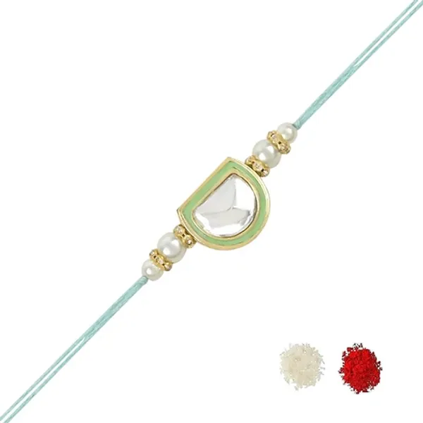 Dazzling_Pearl_Kundan_Stone_Rakhi_with_Roli_Chawal_&_Card