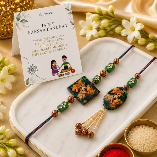 Radha_Krishna_Bhaiya_Bhabhi_Lumba_Rakhi_With_Roli_Chawal