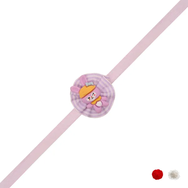 Organza_Teddy_Flower_Rakhi_with_Roli_Chawal_&_Rakshabhandan_Card