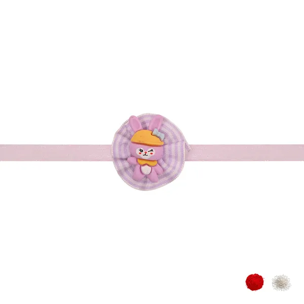 Organza_Teddy_Flower_Rakhi_with_Roli_Chawal_&_Rakshabhandan_Card