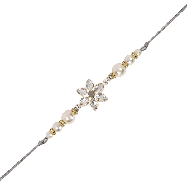 Elegant_Bhaiya_Bhabhi_Grey_Lumba_&_Pearl_Rakhi_With_Roli_Chawal_&Card