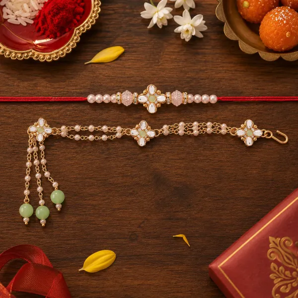 Designer_Bhaiya_Bhabhi_Hanging_Lumba_&_Rakhi_Combo_Set