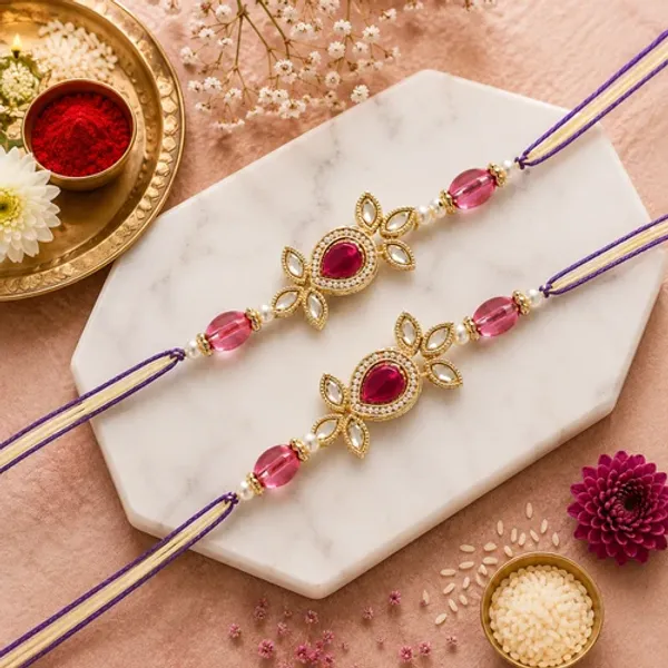 Beautiful_Kundan_&_Pearl_Rakhi_with_Roli_Chawal_&_Card_(Pack_of_2)