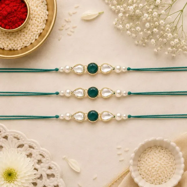 Dazzling_Pearl_Kundan_Stone_Rakhi_with_Roli_Chawal_&_Card_(Pack_of_3)