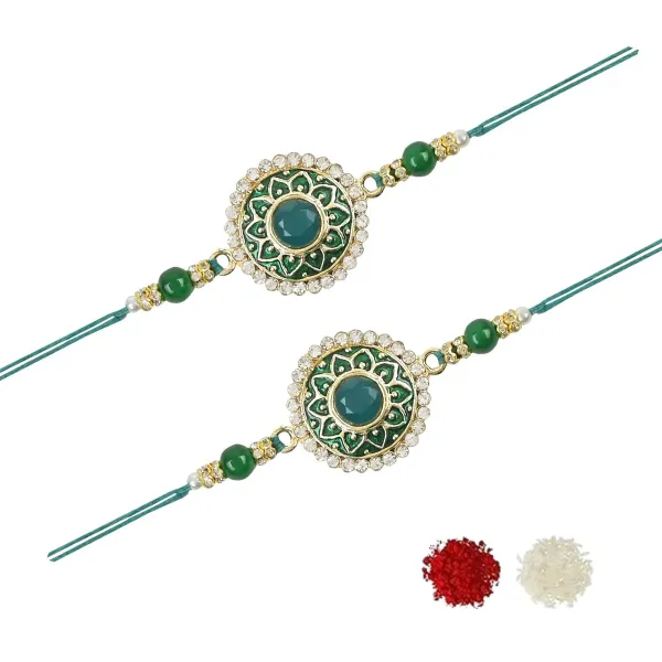 Colourful_Beads_And_Meenakari_Rakhi_with_Roli_Chawal_&_Card_(Pack_of_2)