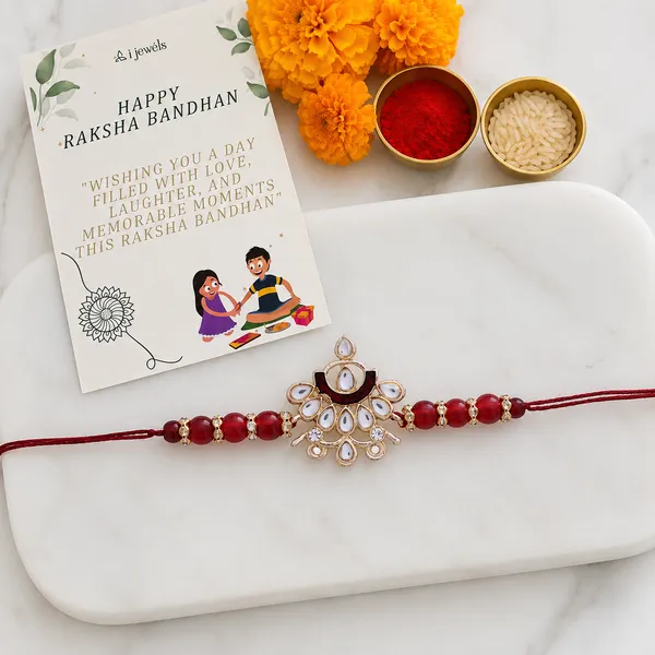 Designer_Pearl_Beads_Studded_Rakhi_Bracelet_for_Brother/_Bhaiya