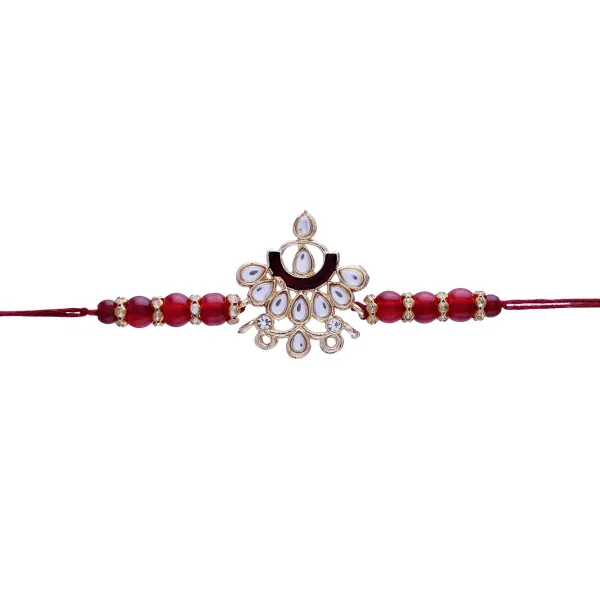 Designer_Pearl_Beads_Studded_Rakhi_Bracelet_for_Brother/_Bhaiya