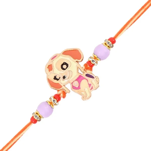 Adorable_Little_Cute_Puppy_Pets_Rakhi_With_Roli_Chawal_&_Rakshaband_Card