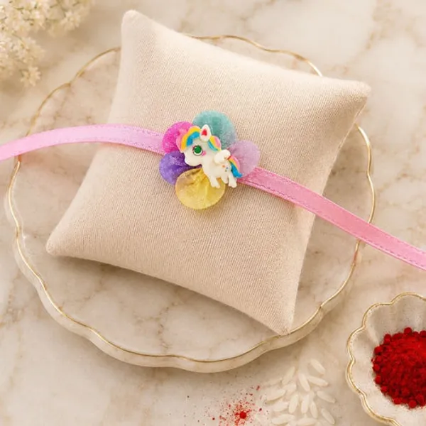 Cute_Unicorn_Rakhi_With_RoliChawal_&_Card