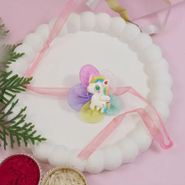 Cute_Unicorn_Rakhi_With_RoliChawal_&_Card