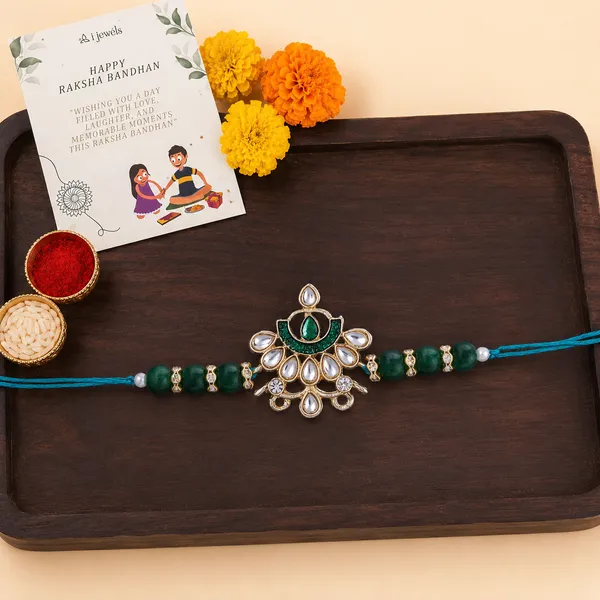 Designer_Pearl_Beads_Studded_Rakhi_Bracelet_for_Brother/_Bhaiya