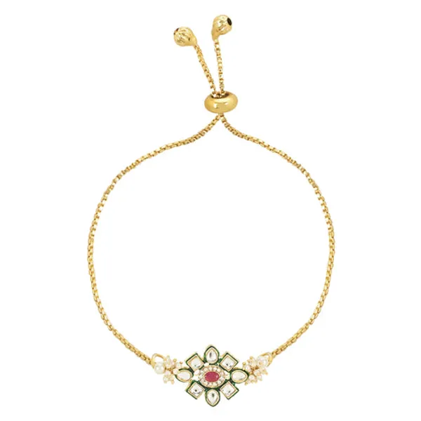 Elegant_Bhaiya_Bhabhi_Lumba_&_Pearl_Rakhi_With_Roli_Chawal_&_Card