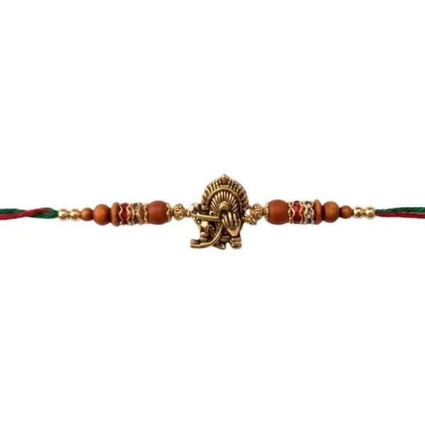Peacock_Feather_Krishna_Flute_Rakhi_with_Roli_Chawal_&_Rakshabandhan_Card