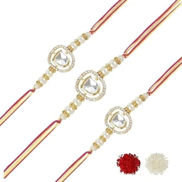 Dazzling_Pearl_Kundan_Stone_Rakhi_with_Roli_Chawal_&_Card_(Pack_of_3)