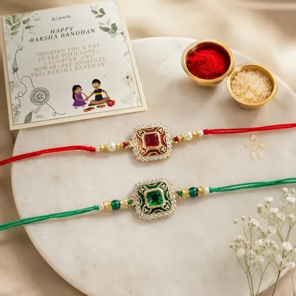 Colourful_Beads_And_Meenakari_Rakhi_with_Roli_Chawal_&_Card_(Pack_of_2)