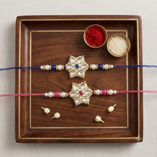 Beautiful_Kundan_&_Pearl_Rakhi_with_Roli_Chawal_&_Card_(Pack_of_2)