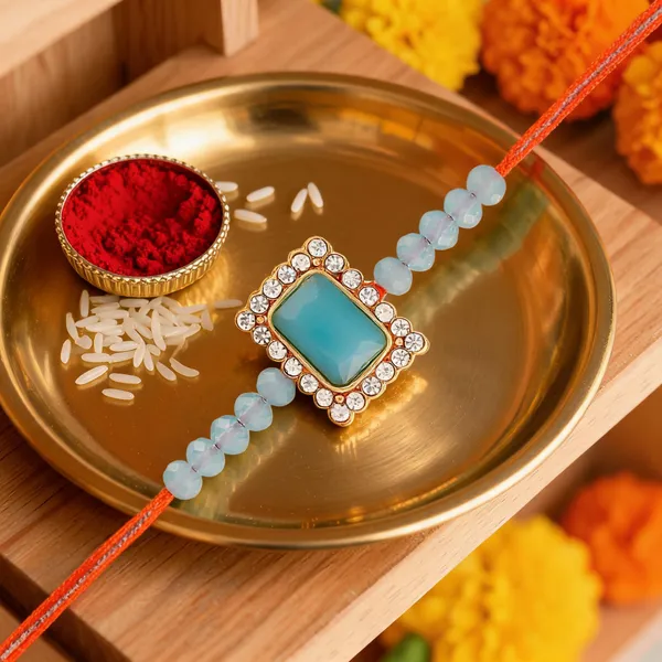 Ethnic_Designer_Pearl_Kundan_Rakhi_for_Brother/Men