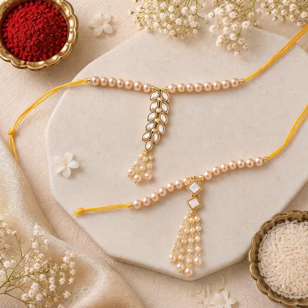 Gold_Plated_Hanging_Pearl_Studded_Combo_Lumba_for_Bhabhi_(Pack_of_2)