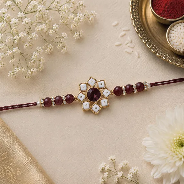 Designer_Pearl_Beads_Studded_Rakhi_Bracelet_for_Brother/_Bhaiya