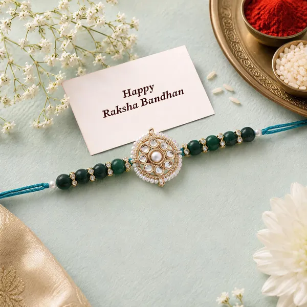 Designer_Pearl_Beads_Studded_Rakhi_Bracelet_for_Brother/_Bhaiya