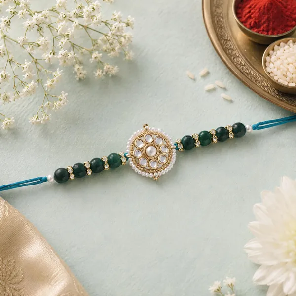 Designer_Pearl_Beads_Studded_Rakhi_Bracelet_for_Brother/_Bhaiya