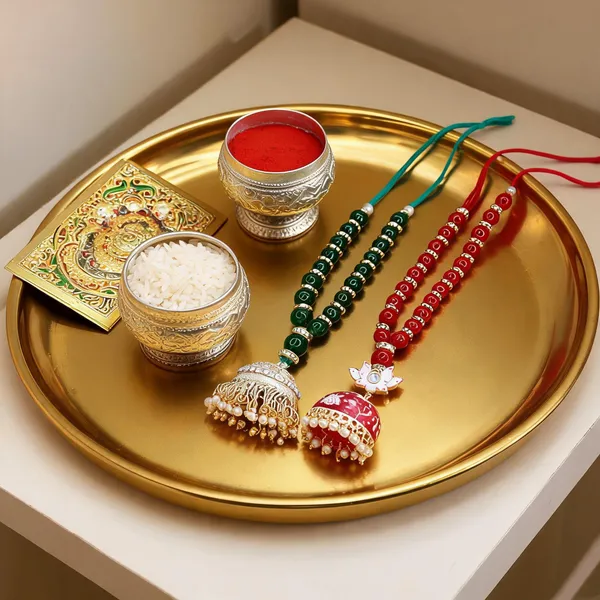 Gold_Plated_Designer_Lumba_Kundan_Pearl_Rakhi_For_Bhabhi