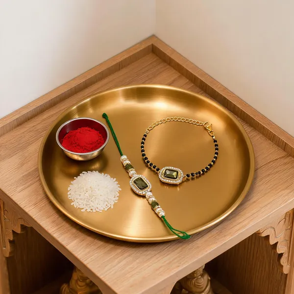 Elegant_Bhaiya_Bhabhi_Pearl_Lumba_Mangalsutra_Bracelet_&_Rakhi_With_Roli_Chawal_&_Card