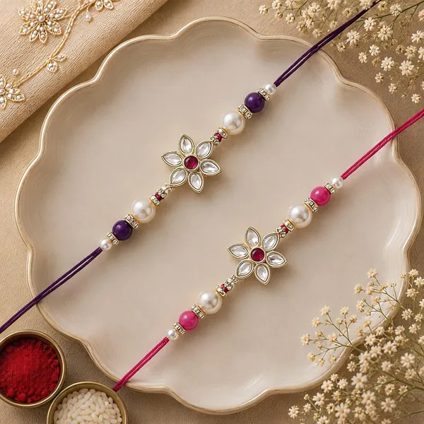 Elegance_Kundan_&_Pearl_Beads_Rakhi_with_Roli_Chawal_&_Card_(Pack_of_2)
