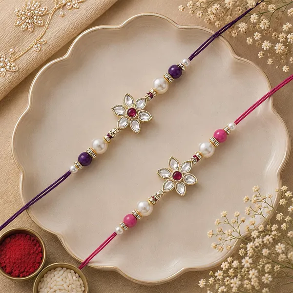 Elegance_Kundan_&_Pearl_Beads_Rakhi_with_Roli_Chawal_&_Card_(Pack_of_2)
