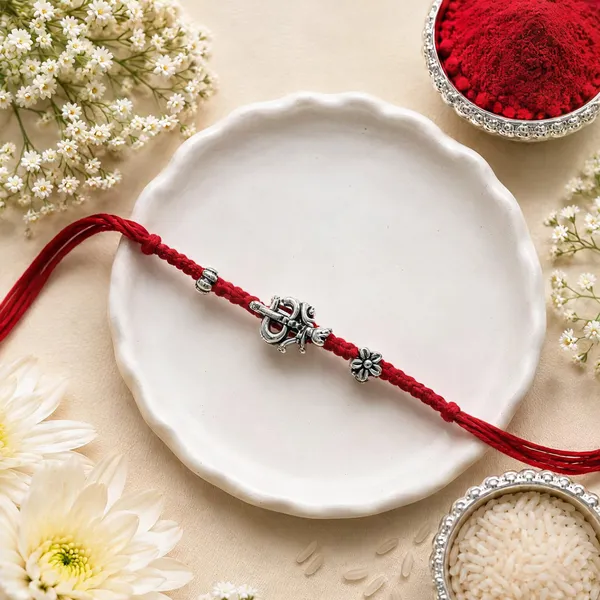 Red_Thread_Beaded_Rakhi_For_Raksha_Bandhan_For_Brother