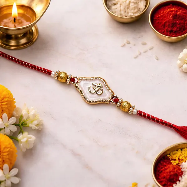 Red_Thread_Beaded_Rakhi_For_Raksha_Bandhan_For_Brother